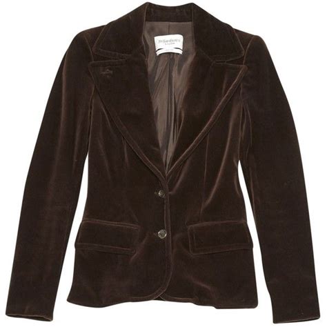 ysl velvet blazer|saint laurent velvet blazer.